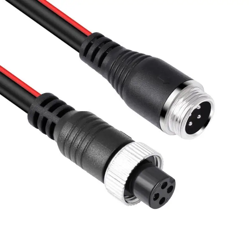 R53C Vehicle Backup Camera connection Cable 4Pin Male Female with Aviation Plugs
R53C Vehicle Backup Camera connection Cable 4Pin Male Female with Aviation Plugs