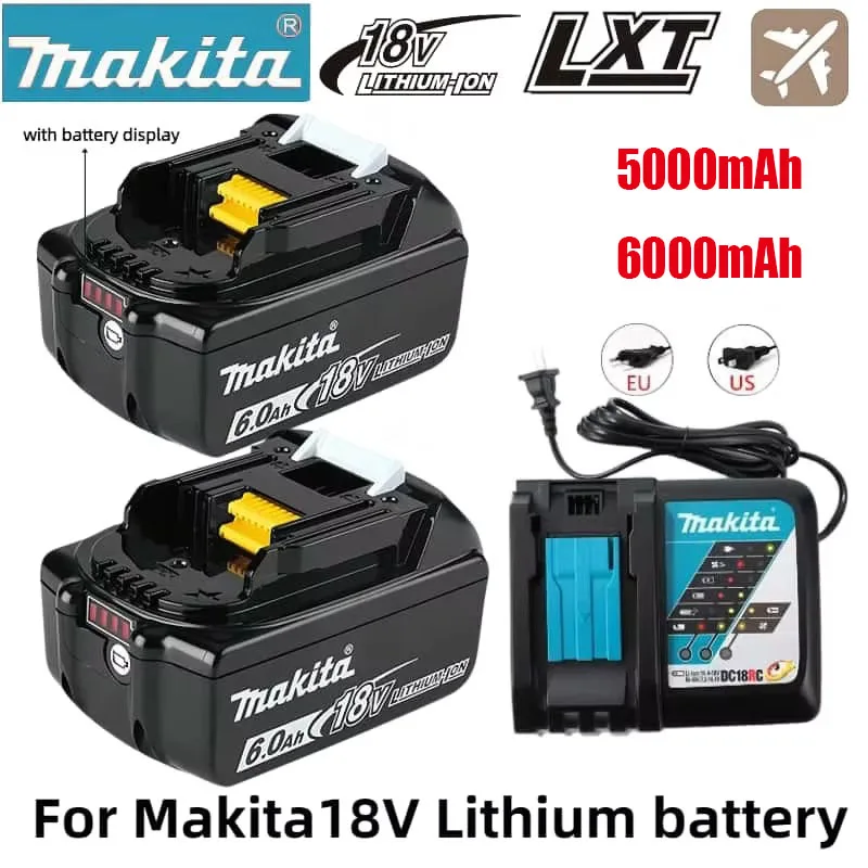 NEW 18V 5.0/6.0Ah Battery for Makita 18V Power tool DDF487 DGA404 DTW700 DHP487 DTD173 Lithium-Ion battery Replacement
NEW 18V 5.0/6.0Ah Battery for Makita 18V Power tool DDF487 DGA404 DTW700 DHP487 DTD173 Lithium-Ion battery Replacement
