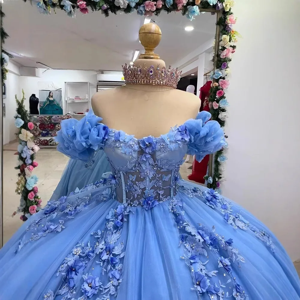 Off Shoulder Floor Length Quinceanera Ball Gown Tulle Applique Flower Beads Princess Dress for Birthday Party Formal Vestido de
Off Shoulder Floor Length Quinceanera Ball Gown Tulle Applique Flower Beads Princess Dress for Birthday Party Formal Vestido de