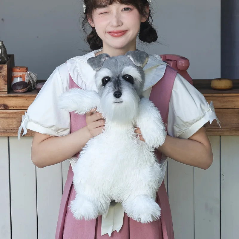 Cute Plush Lovely Schnauzer Dog Backpack Kawaii School Bag Girls Boys Kindergarten Birthday Festival Gift Warm Winter Gift
Cute Plush Lovely Schnauzer Dog Backpack Kawaii School Bag Girls Boys Kindergarten Birthday Festival Gift Warm Winter Gift