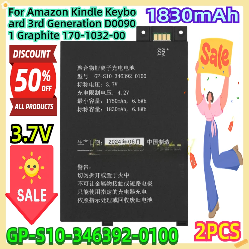 For Amazon Kindle Keyboard 3rd Generation D00901 Graphite 170-1032-00 2pcs
For Amazon Kindle Keyboard 3rd Generation D00901 Graphite 170-1032-00 2pcs
