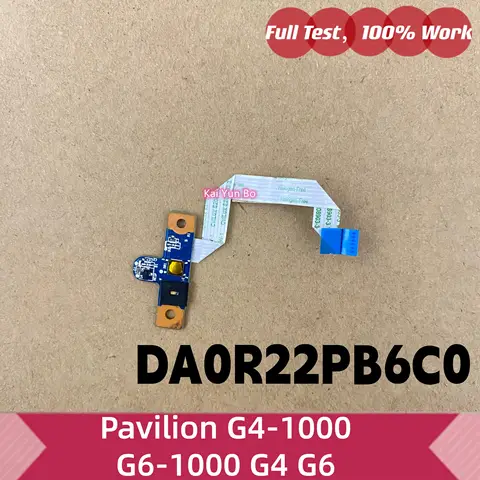Laptop Power Button Board With Cable ForHP Pavilion G4-1000 G6-1000 G4 G6 DA0R22PB6C0 32R22PB0000