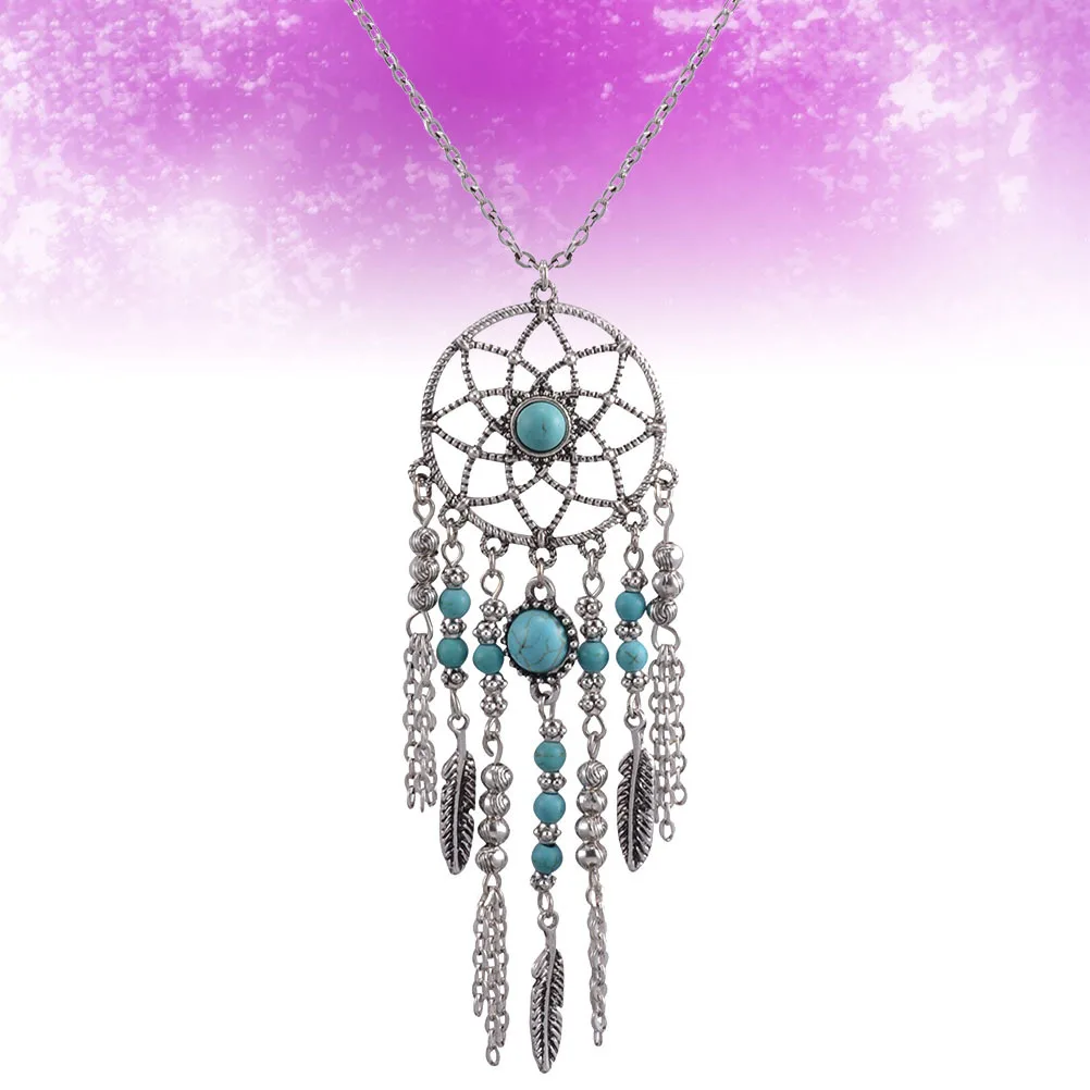 Silver Bohemia Alloy Dreamcatcher Necklace Creative Pendant Jewelry Gift Necklace for Prom Daily Outgoing Jewelry Gift
Silver Bohemia Alloy Dreamcatcher Necklace Creative Pendant Jewelry Gift Necklace for Prom Daily Outgoing Jewelry Gift