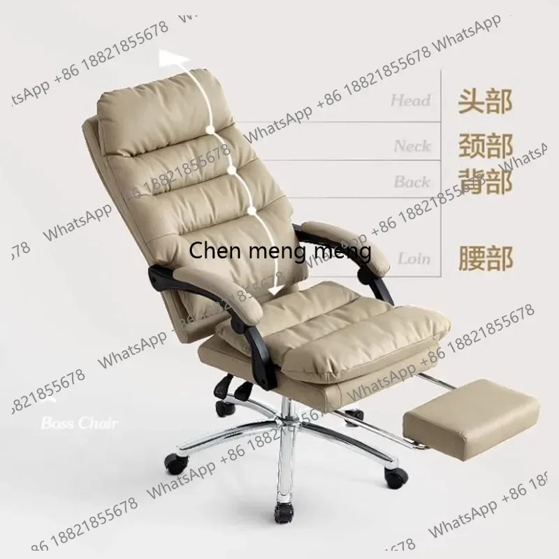 Relaxing Armchair Office Chairs Recliner Computer Modern Boss Office Chairs Swivel Luxurious Office Furniture Chaise Bureau
Relaxing Armchair Office Chairs Recliner Computer Modern Boss Office Chairs Swivel Luxurious Office Furniture Chaise Bureau