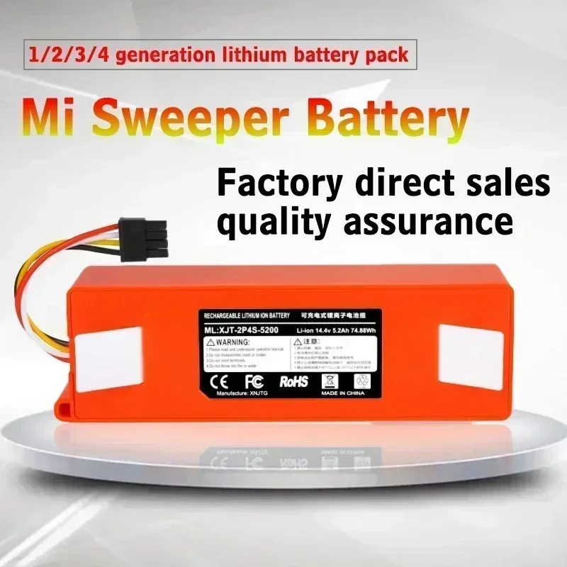Original Robotic Vacuum Cleaner Replacement Battery for Xiaomi Robot Roborock S50 S51 S55 Accessory Spare Parts Li-ion Battery 
Original Robotic Vacuum Cleaner Replacement Battery for Xiaomi Robot Roborock S50 S51 S55 Accessory Spare Parts Li-ion Battery