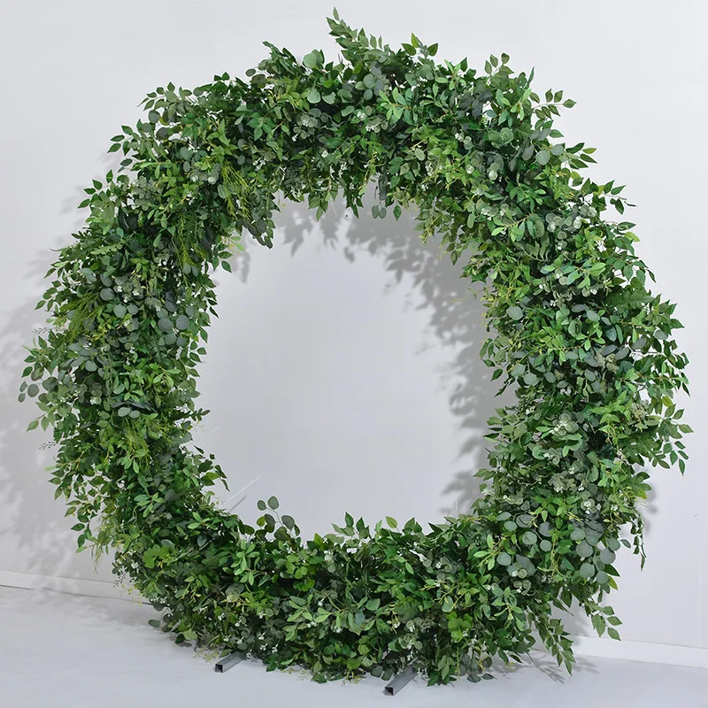 2M Artificial Greenery Floral Arrangement Circular Arch For Forest Lawn Wedding Decoration Props
2M Artificial Greenery Floral Arrangement Circular Arch For Forest Lawn Wedding Decoration Props