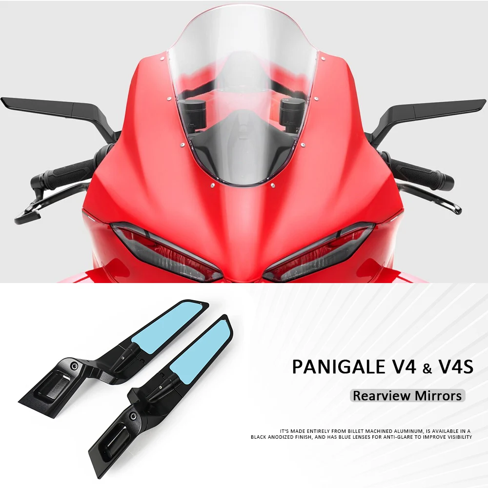 For Ducati Panigale V4 PANIGALE V4S 2025 2026 Motorcycle Accessories Side View Mirror Rearview Mirrors Kits Rotate Adjustable
For Ducati Panigale V4 PANIGALE V4S 2025 2026 Motorcycle Accessories Side View Mirror Rearview Mirrors Kits Rotate Adjustable