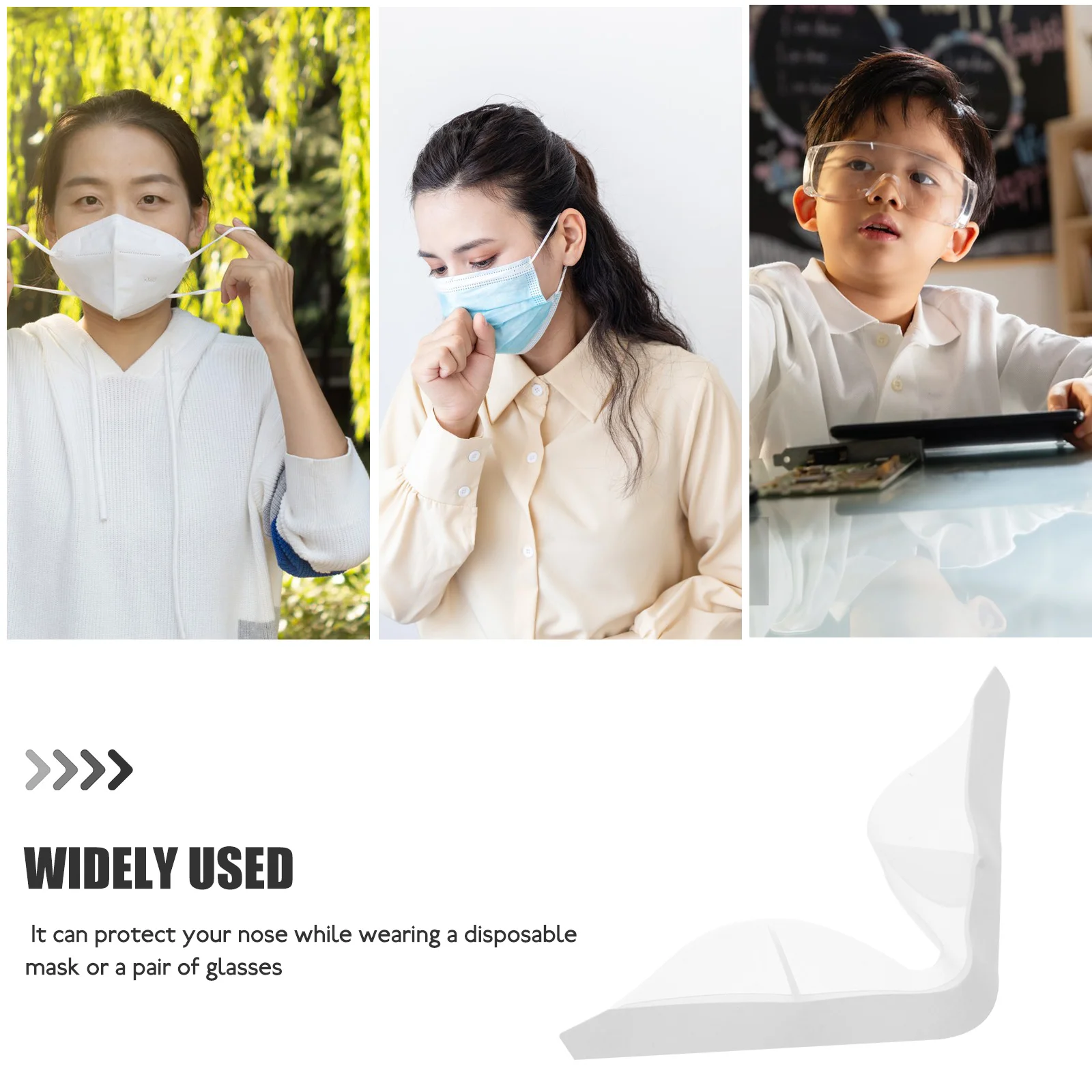 10pcs Nose Bridge Strips Silicone Mask Accessories Seal Pad Anti Fog Glasses Clear Breathing Comfortable Wear Long Lasting DIY
10pcs Nose Bridge Strips Silicone Mask Accessories Seal Pad Anti Fog Glasses Clear Breathing Comfortable Wear Long Lasting DIY