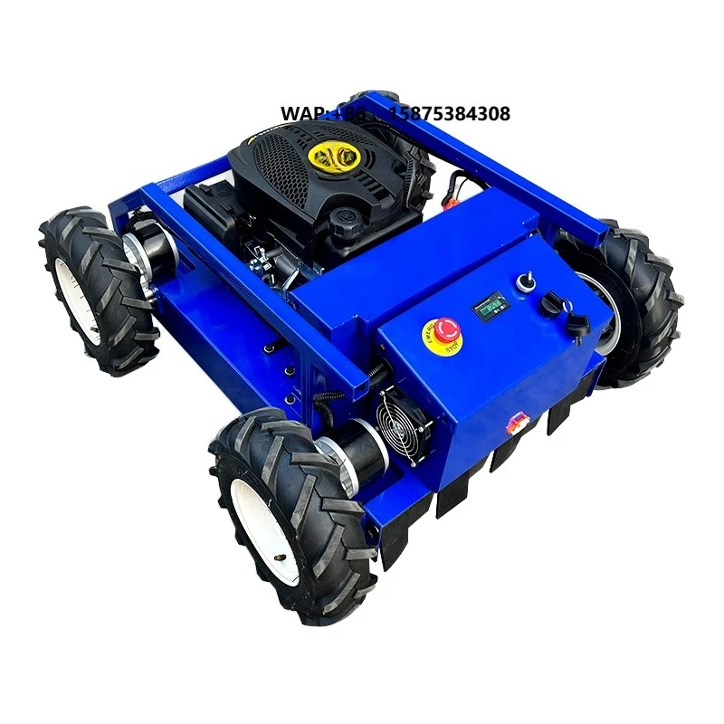 Multifunctional Petrol-Powered Robotic Lawn Mower Self-Propelled with Remote Control Industrial Grade Grass Box for Agriculture
Multifunctional Petrol-Powered Robotic Lawn Mower Self-Propelled with Remote Control Industrial Grade Grass Box for Agriculture