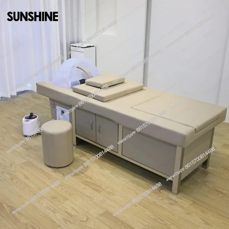 Thai Shampoo Bed Massage Table – All-in-One Head SPA Fumigation & Hair-Wash Sofa for Hair Salon Massage Shop
Thai Shampoo Bed Massage Table – All-in-One Head SPA Fumigation & Hair-Wash Sofa for Hair Salon Massage Shop