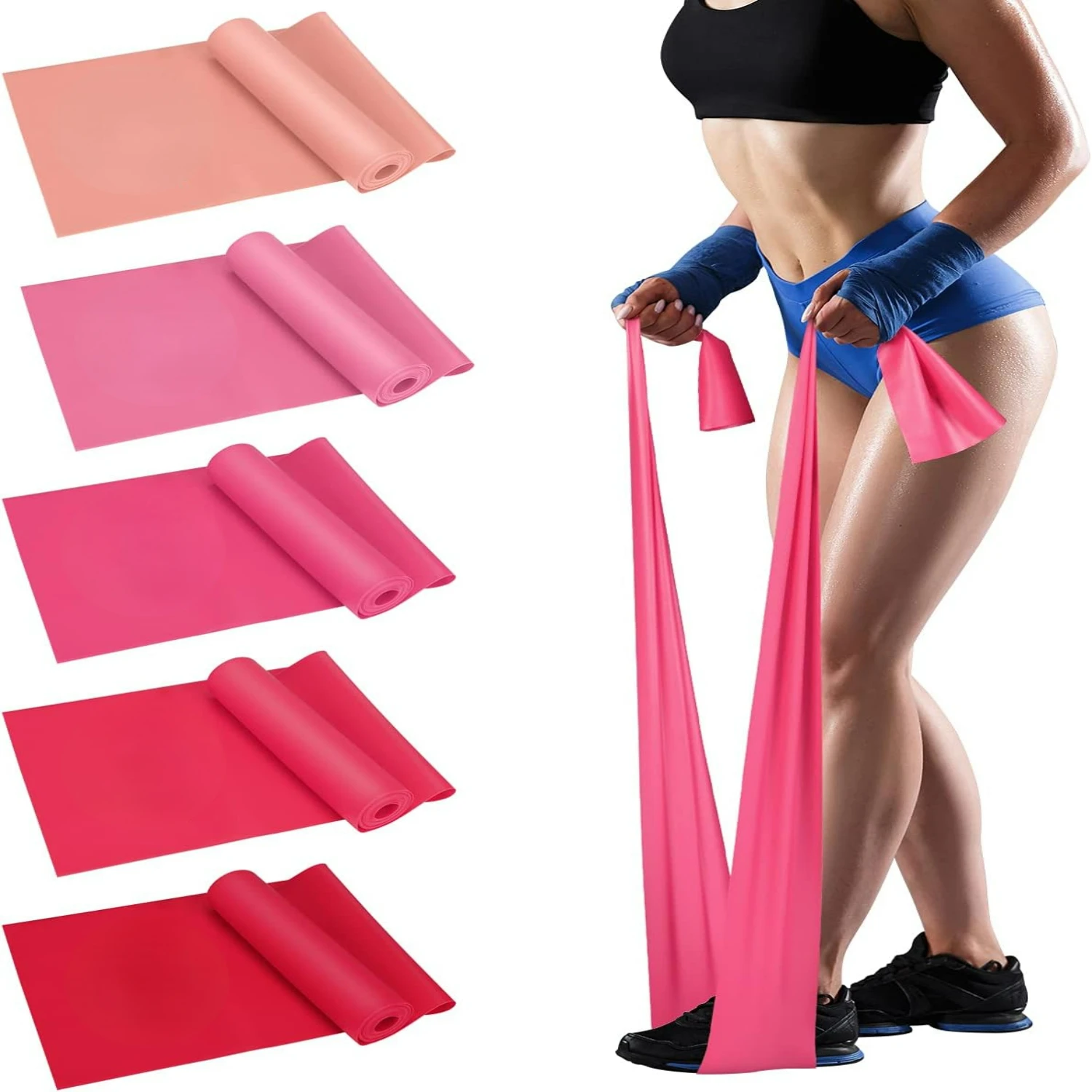 High-Quality Resistance Bands Set, 5 Pack of Durable Latex Bands with 5 Varied Resistance Levels, Comfortable Skin-Friendly Elas
High-Quality Resistance Bands Set, 5 Pack of Durable Latex Bands with 5 Varied Resistance Levels, Comfortable Skin-Friendly Elas