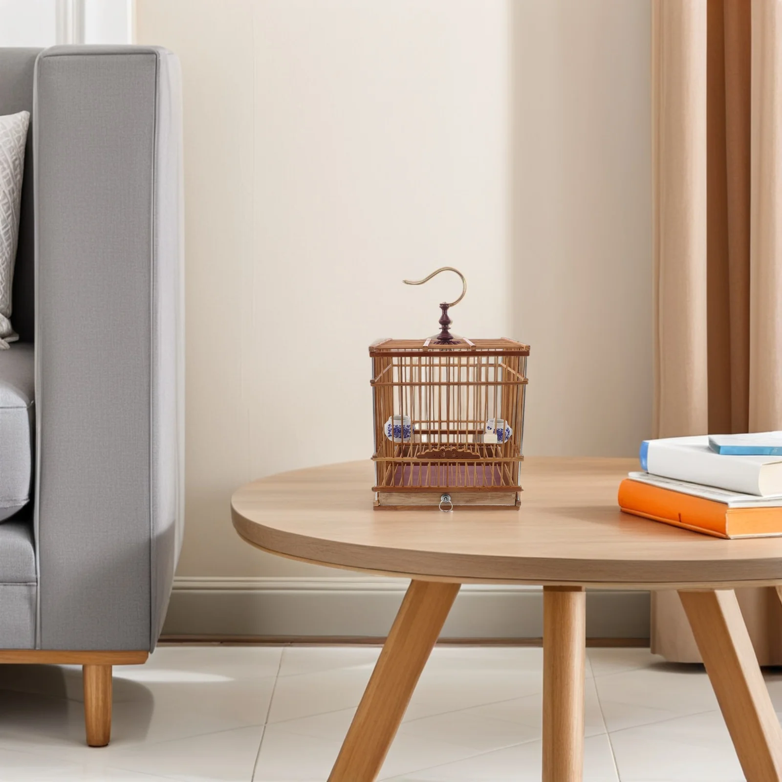 Bamboo Bird Cage Rectangular Carbonized Finish For Small Birds Goldfinches Habitat Handmade Hanging Cage Removable
Bamboo Bird Cage Rectangular Carbonized Finish For Small Birds Goldfinches Habitat Handmade Hanging Cage Removable