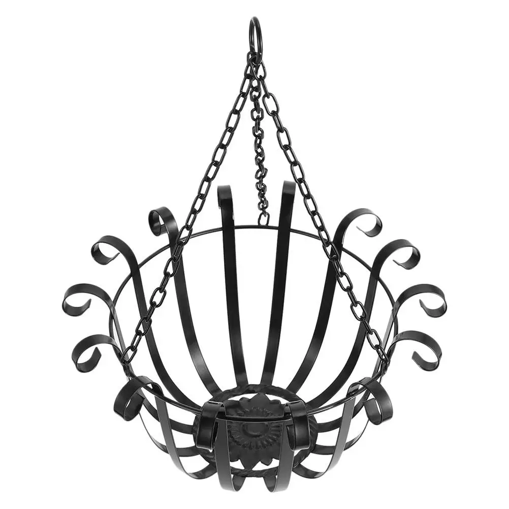 Iron Hanging Flowerpot Basket for Outdoor Balcony Garden Living Room Decor Premium Sturdy Flowerpot Supply Hanging Planter Tool
Iron Hanging Flowerpot Basket for Outdoor Balcony Garden Living Room Decor Premium Sturdy Flowerpot Supply Hanging Planter Tool