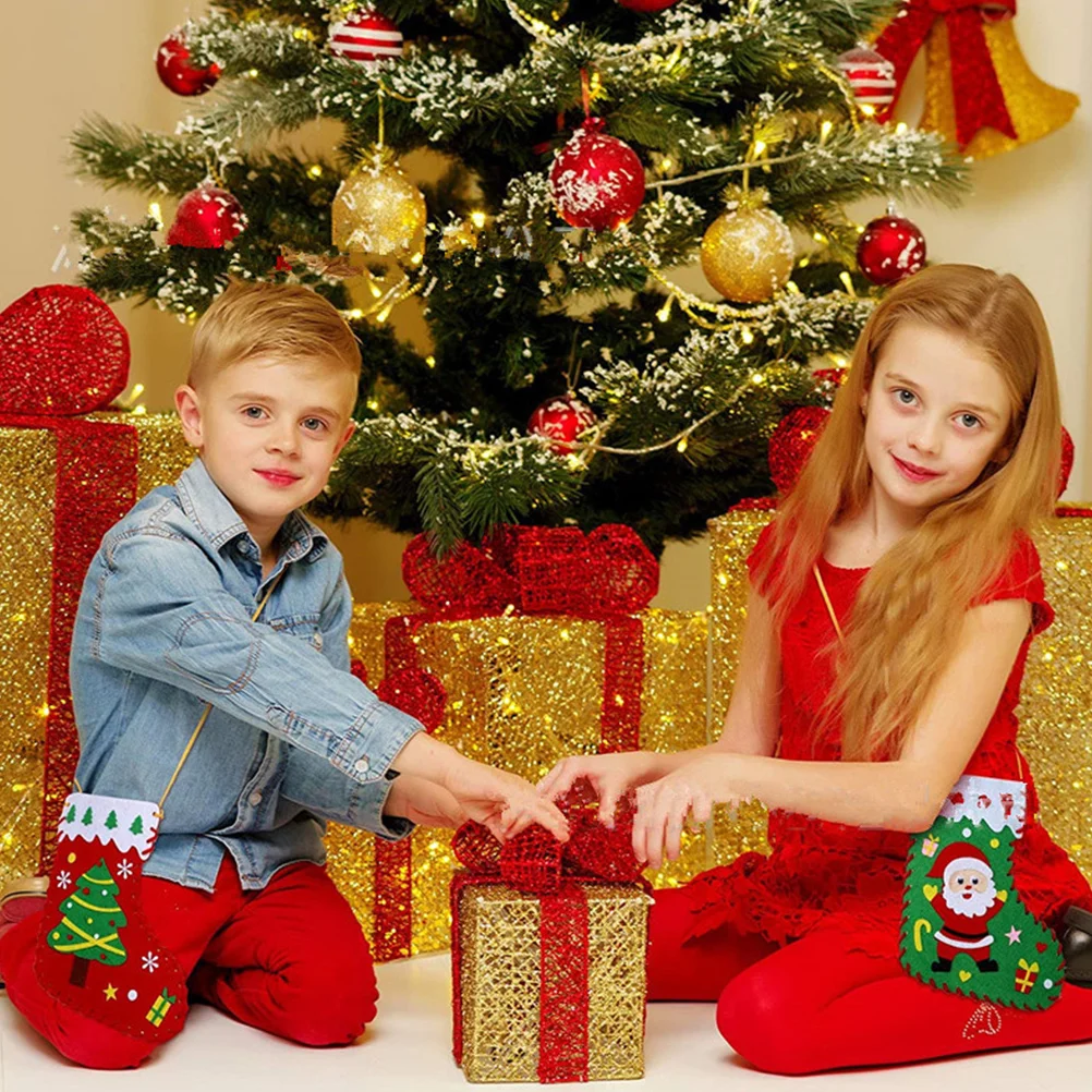 20 PCS Christmas Socks DIY Children's Handmade Non-woven Educational Toys Sewing Kit for Beginners Stockings Felt Kits Making
20 PCS Christmas Socks DIY Children's Handmade Non-woven Educational Toys Sewing Kit for Beginners Stockings Felt Kits Making