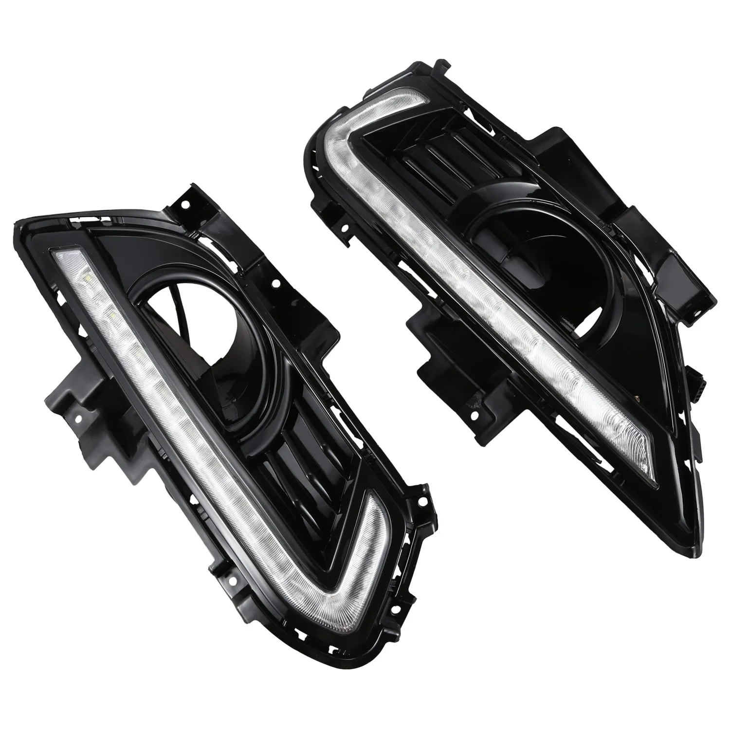 2X DRL Led Daytime Running Light Fog Lamp Cover for Ford Mondeo Fusion 2013-2015
2X DRL Led Daytime Running Light Fog Lamp Cover for Ford Mondeo Fusion 2013-2015