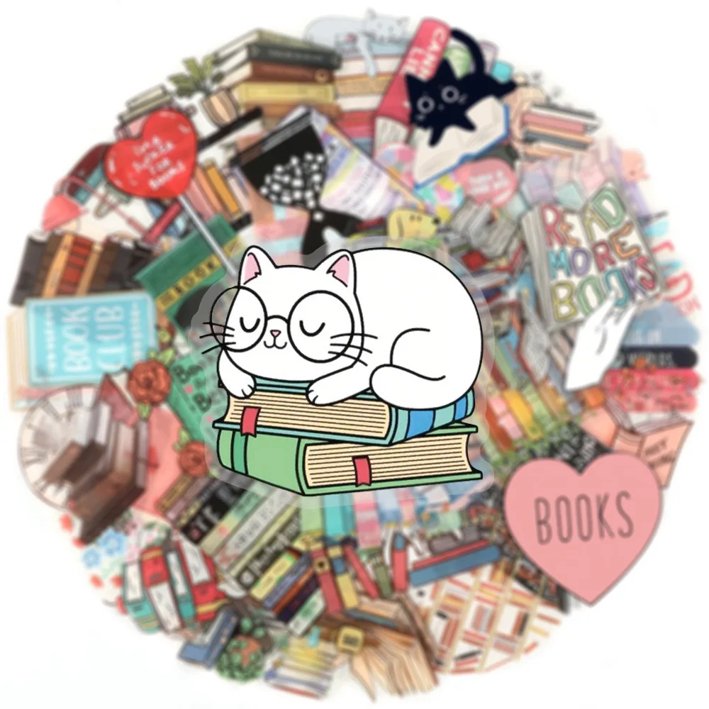 10/50pcs Cute Book Worm Book Reading Transparent Stickers Kids Girls Notebook Diary Skateboard Waterproof PET Graffiti Sticker
10/50pcs Cute Book Worm Book Reading Transparent Stickers Kids Girls Notebook Diary Skateboard Waterproof PET Graffiti Sticker