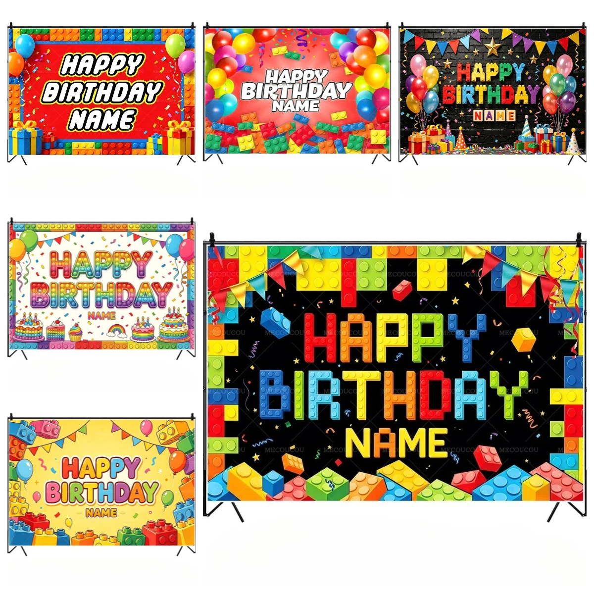 Colorful Cartoon Building Blocks Happy Birthday Backdrop Banner Kids Kindergarten Baby Shower Custom Name Background Supplies
Colorful Cartoon Building Blocks Happy Birthday Backdrop Banner Kids Kindergarten Baby Shower Custom Name Background Supplies