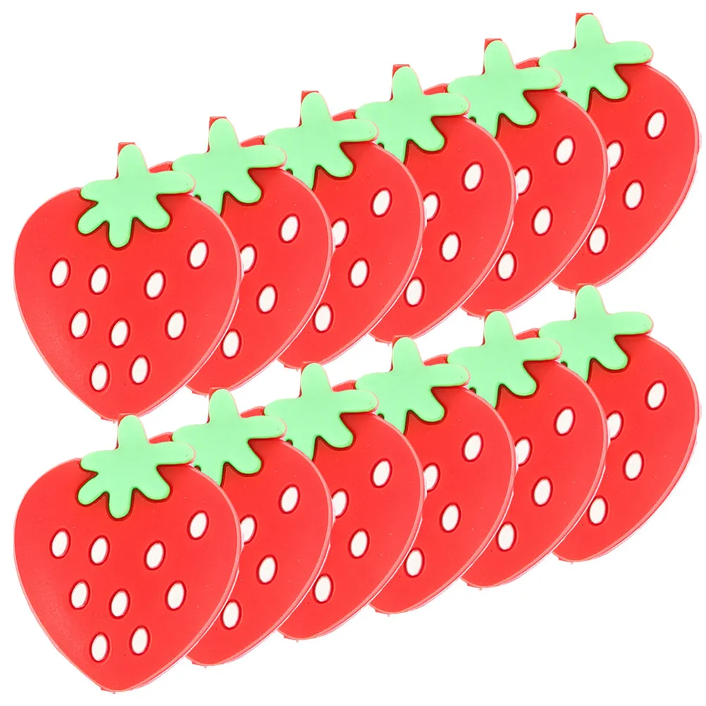 12Pcs Tennis Racket Vibration Dampener Silicone Strawberry Shape Shock Absorber for Tennis Racquet Gear Tiny Shocks Absorber
12Pcs Tennis Racket Vibration Dampener Silicone Strawberry Shape Shock Absorber for Tennis Racquet Gear Tiny Shocks Absorber