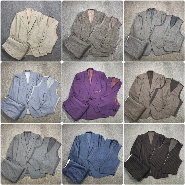 Vintage Japanese Made Casual Gentleman Faionable Briti Wedding Suit Set Vest West Pants Loose Fit Urban Sle Youth
Vintage Japanese Made Casual Gentleman Faionable Briti Wedding Suit Set Vest West Pants Loose Fit Urban Sle Youth