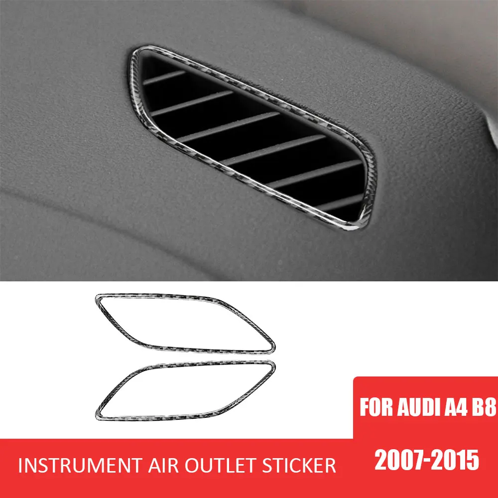 Car Instrument Panel Air Outlet Decorative Frame Carbon Fiber Sticker for Audi A4 B8 2007-2015 Auto Interior Accessories
Car Instrument Panel Air Outlet Decorative Frame Carbon Fiber Sticker for Audi A4 B8 2007-2015 Auto Interior Accessories