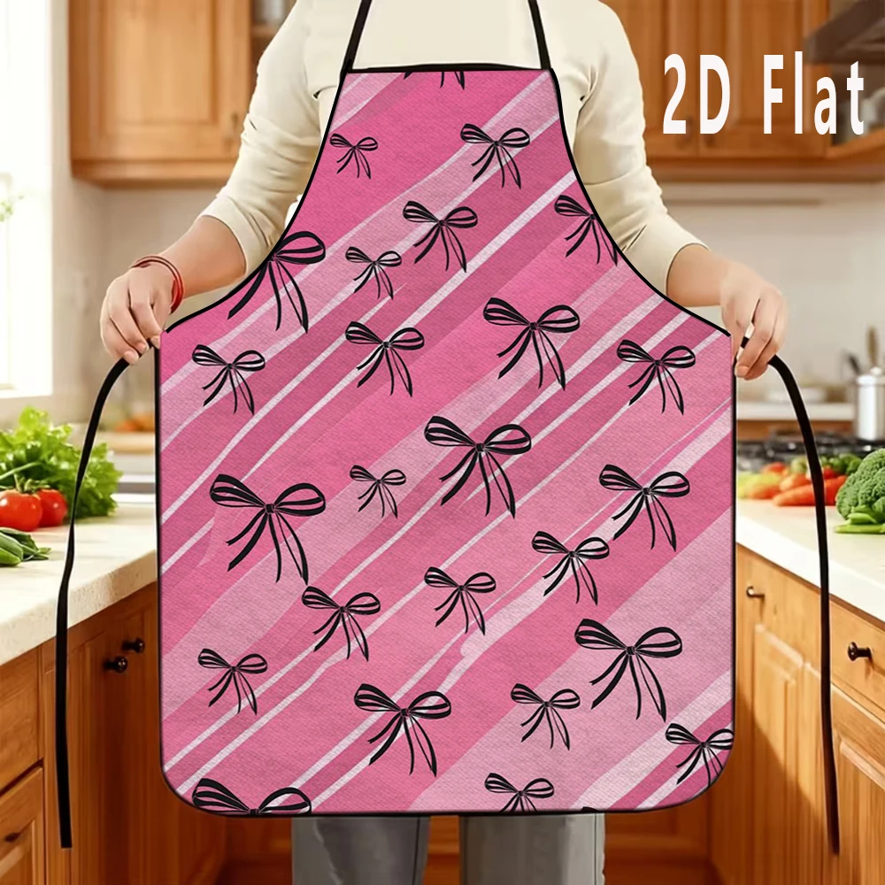 1pc 2D Flat Bowknot Print Apron, 60x80cm, Kitchen and Restaurant Apron, BBQ Apron, Durable and Easy to Clean
1pc 2D Flat Bowknot Print Apron, 60x80cm, Kitchen and Restaurant Apron, BBQ Apron, Durable and Easy to Clean