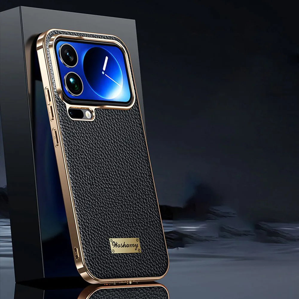 Genuine Leather Case For Xiaomi 17 Pro Max Case Electroplate & Cow Leather Coque For Mi17 Pro Cover Luxury Phone Protector
Genuine Leather Case For Xiaomi 17 Pro Max Case Electroplate & Cow Leather Coque For Mi17 Pro Cover Luxury Phone Protector
