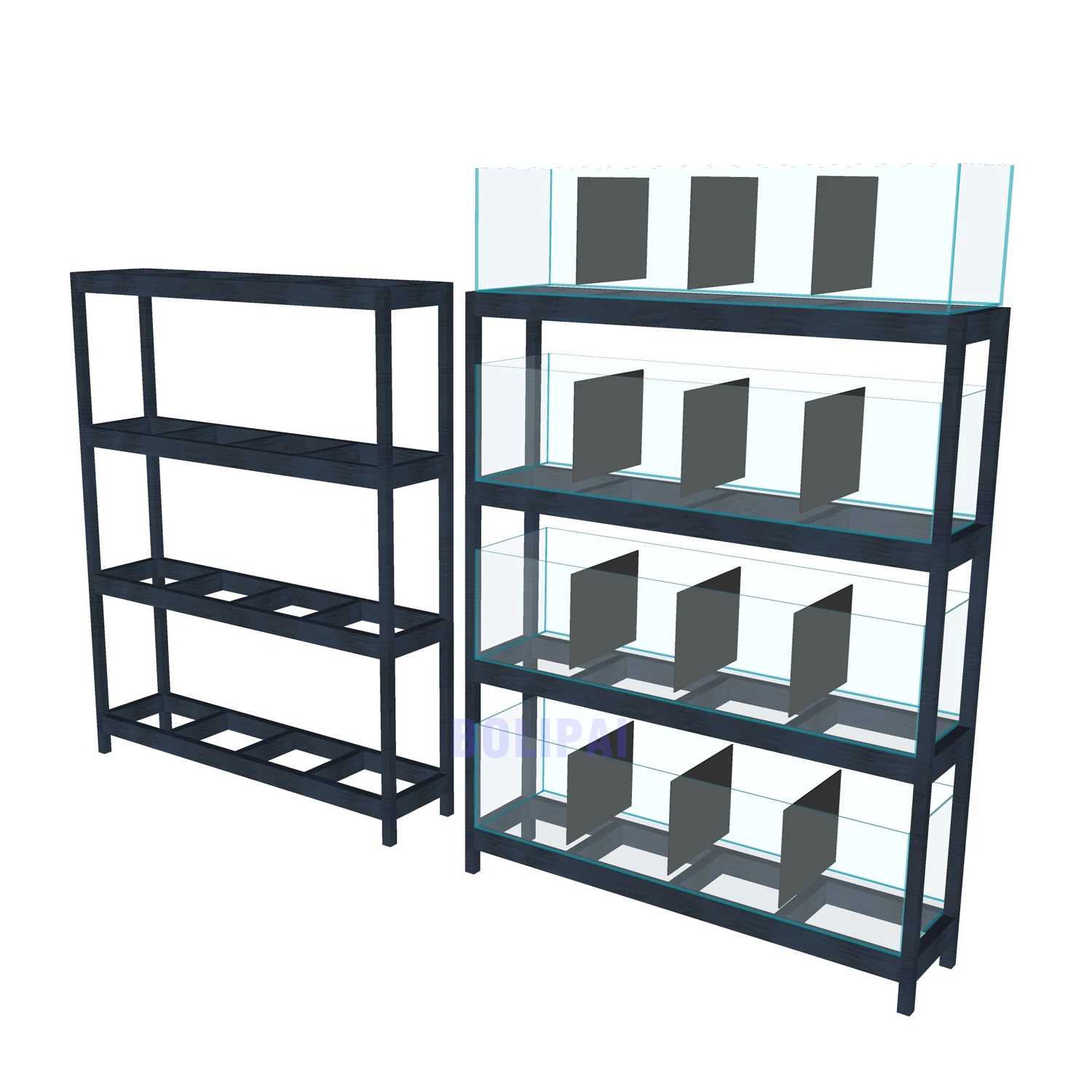 Custom Factory Multi-layer Aquarium Fish Tank Display Rack Peacock Fish System
Custom Factory Multi-layer Aquarium Fish Tank Display Rack Peacock Fish System