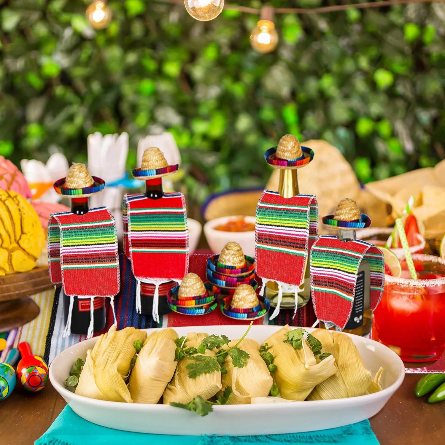 1 Set Mini Sombrero Party Hats Fiesta Party Decorations Party Supplies Beer Sombrero Costume Hats and Colorful Scarf
1 Set Mini Sombrero Party Hats Fiesta Party Decorations Party Supplies Beer Sombrero Costume Hats and Colorful Scarf