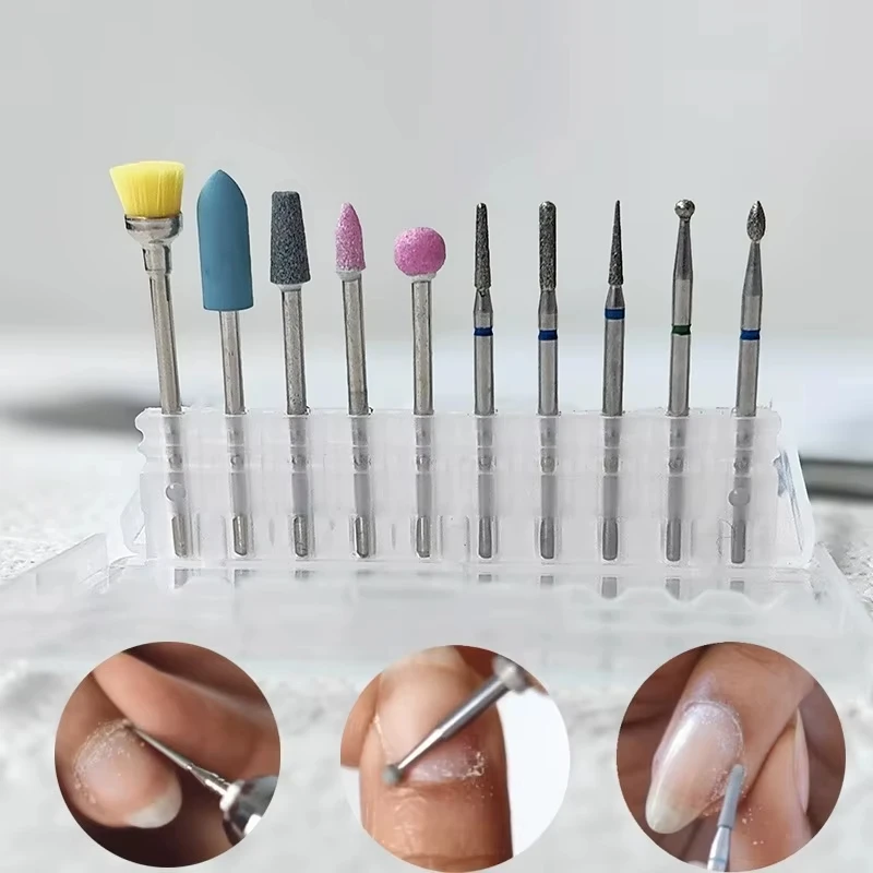 12Sets Diamond Nail Drill Bits Set Carbide polishing head Removing Electric Nail Milling Cutter Cleaner Brush Tools
12Sets Diamond Nail Drill Bits Set Carbide polishing head Removing Electric Nail Milling Cutter Cleaner Brush Tools