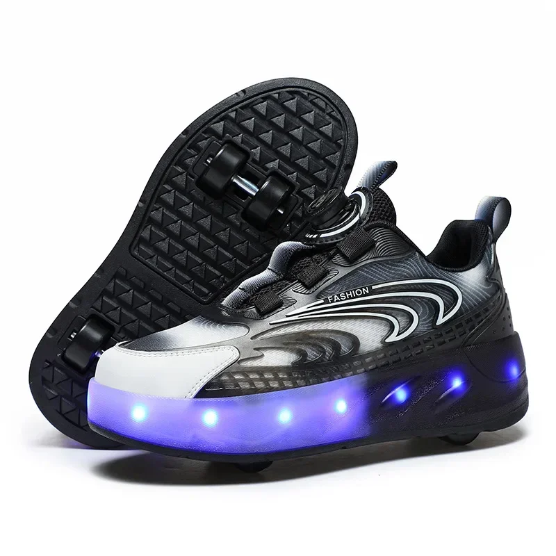 New LED Light up Roller Skates Kids Unisex Rechargeable Dual Wheel Detachable Teenager Entertainment Casual Inline Skates
New LED Light up Roller Skates Kids Unisex Rechargeable Dual Wheel Detachable Teenager Entertainment Casual Inline Skates
