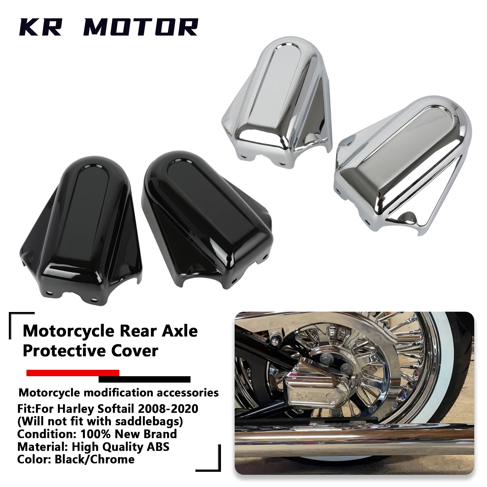 Fit For Harley Softail FLSTC FLSTN 2008-2020 Motorcycle Bar Shield Rear Axle Cover Swingarm Cap Rear Axle Protective Cover 1Pair
Fit For Harley Softail FLSTC FLSTN 2008-2020 Motorcycle Bar Shield Rear Axle Cover Swingarm Cap Rear Axle Protective Cover 1Pair