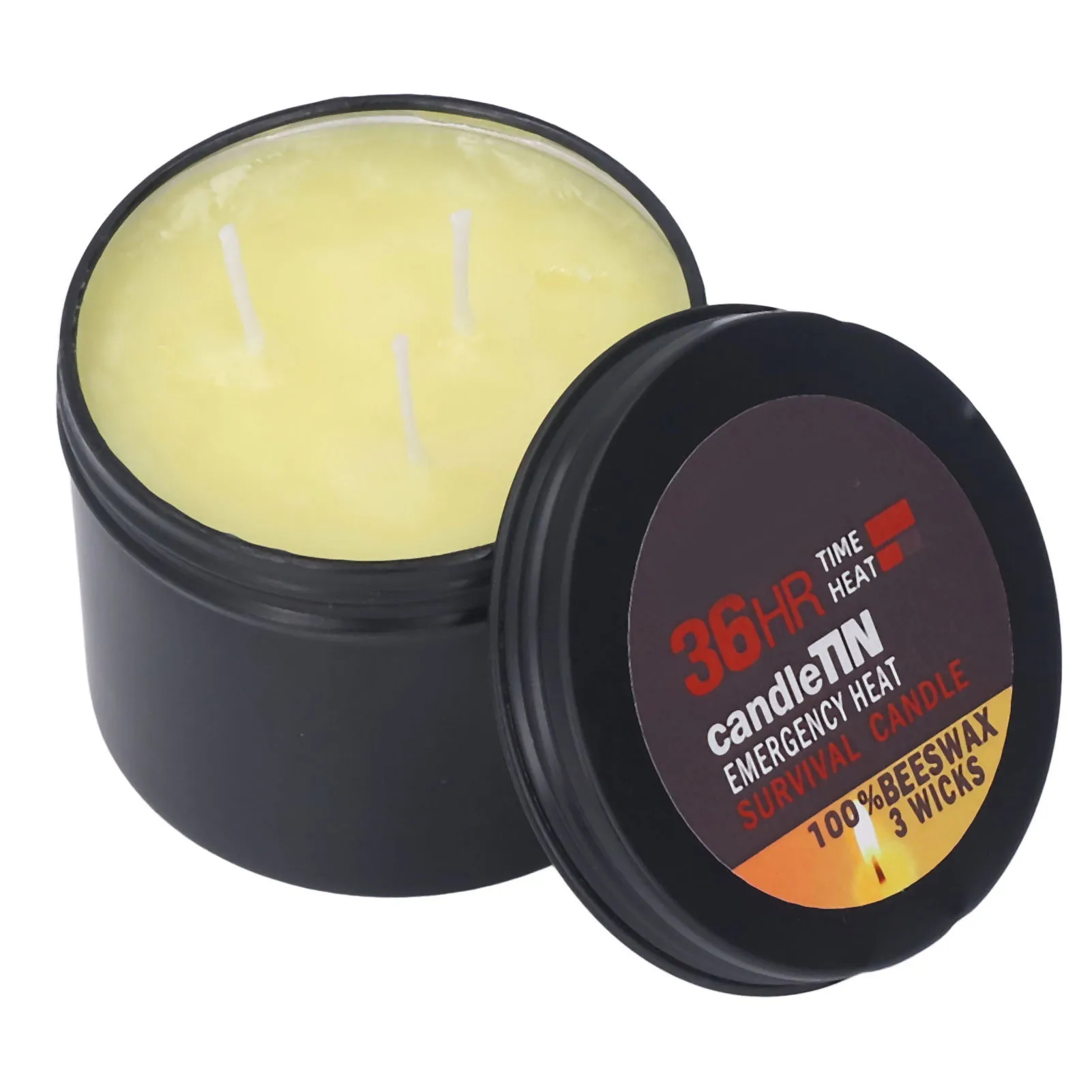 Survival Candle Natural Romantic Ambience Small Portable 36 Hours Burning 3 Wicks Lasting Candles for Home
Survival Candle Natural Romantic Ambience Small Portable 36 Hours Burning 3 Wicks Lasting Candles for Home