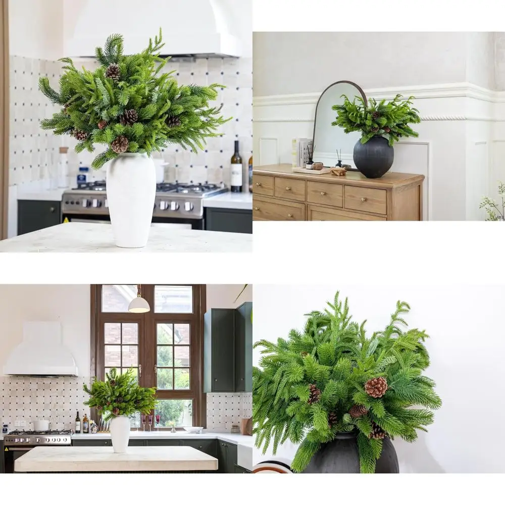 Большие ветки сосновых шишек из 6 предметов, 28 искусственных стеблей кипариса для гирлянды-венок своими руками, рождественский декор для дома и улицы
Большие ветки сосновых шишек из 6 предметов, 28 искусственных стеблей кипариса для гирлянды-венок своими руками, рождественский декор для дома и улицы