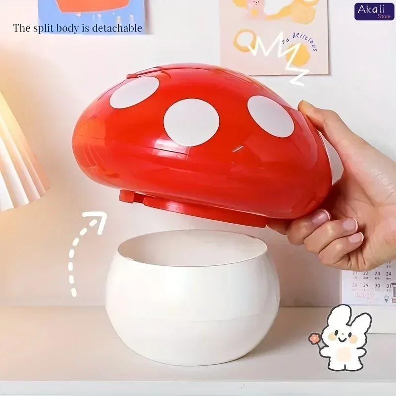 Cute Mushroom Trash Can Multifunctional Storage Bucket Desktop Decor Children's Gifts
Cute Mushroom Trash Can Multifunctional Storage Bucket Desktop Decor Children's Gifts