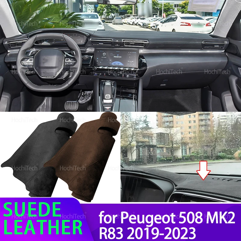 For Peugeot 508 MK2 R83 2019 2020 2021 2022 2023 Inner Suede Leather Dashboard Cover Dash Mat Carpet Cape Cushion Dashmat Pad
For Peugeot 508 MK2 R83 2019 2020 2021 2022 2023 Inner Suede Leather Dashboard Cover Dash Mat Carpet Cape Cushion Dashmat Pad