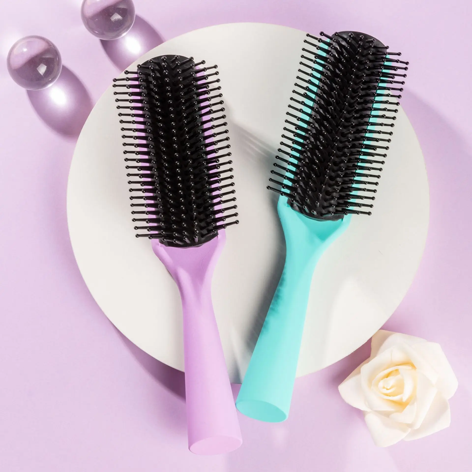 9-Rows Hair Comb Detangling Hair Brush Scalp Massage Hairbrush Wet Curly Detangle Comb Women Salon Hairdressing Styling Tools
9-Rows Hair Comb Detangling Hair Brush Scalp Massage Hairbrush Wet Curly Detangle Comb Women Salon Hairdressing Styling Tools