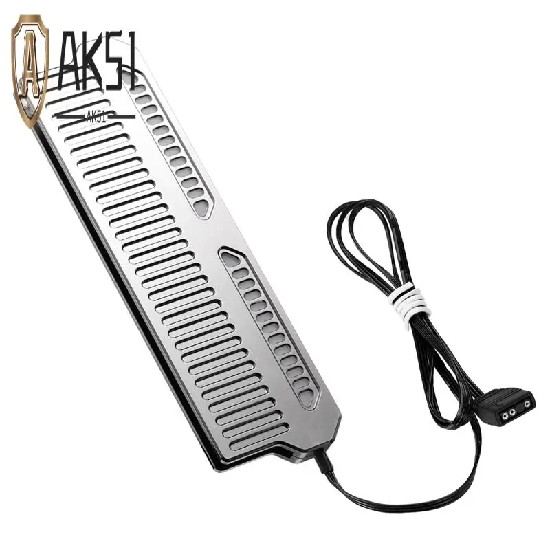 AK51-DDR4 DDR5 RAM Memory Heatsink Cooler Memory Cooling Vest Aluminum Radiator With Light Strip And 9 Wthermal Pad Durable Silv
AK51-DDR4 DDR5 RAM Memory Heatsink Cooler Memory Cooling Vest Aluminum Radiator With Light Strip And 9 Wthermal Pad Durable Silv