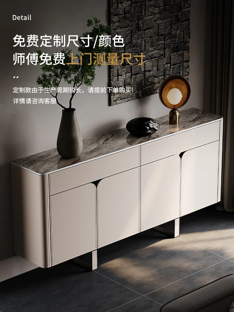 Italian-style entrance cabinet, high-end facing door, modern light luxury cabinet at end of corridor next to
Italian-style entrance cabinet, high-end facing door, modern light luxury cabinet at end of corridor next to