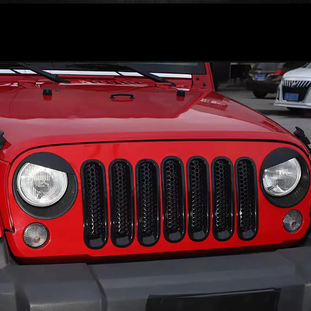 Lantsun J051 Headlight Angry Bird Style Trim Cover ABS Headlight Cover Trim for Jeep for Wrangler JK07-17
Lantsun J051 Headlight Angry Bird Style Trim Cover ABS Headlight Cover Trim for Jeep for Wrangler JK07-17