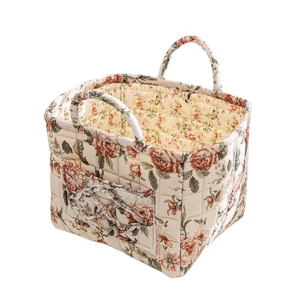Portable Pastoral Style Fabric Storage Basket Stackable Foldable Sundries Storage Organizer Washable Picnic Basket Clothes
Portable Pastoral Style Fabric Storage Basket Stackable Foldable Sundries Storage Organizer Washable Picnic Basket Clothes