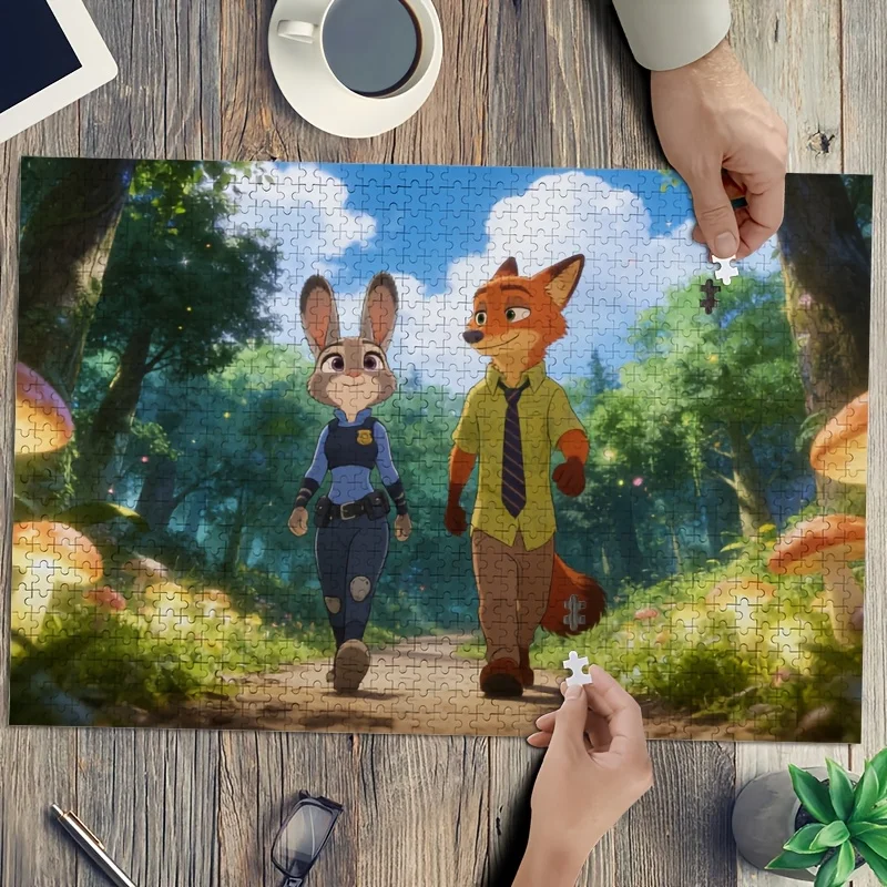 1000pcs Disney Zootopia Judy & Nick Wilde Poster Puzzle - Challenging Adult Brain, Suitable for 10+, Birthday Game, / Collecti
1000pcs Disney Zootopia Judy & Nick Wilde Poster Puzzle - Challenging Adult Brain, Suitable for 10+, Birthday Game, / Collecti