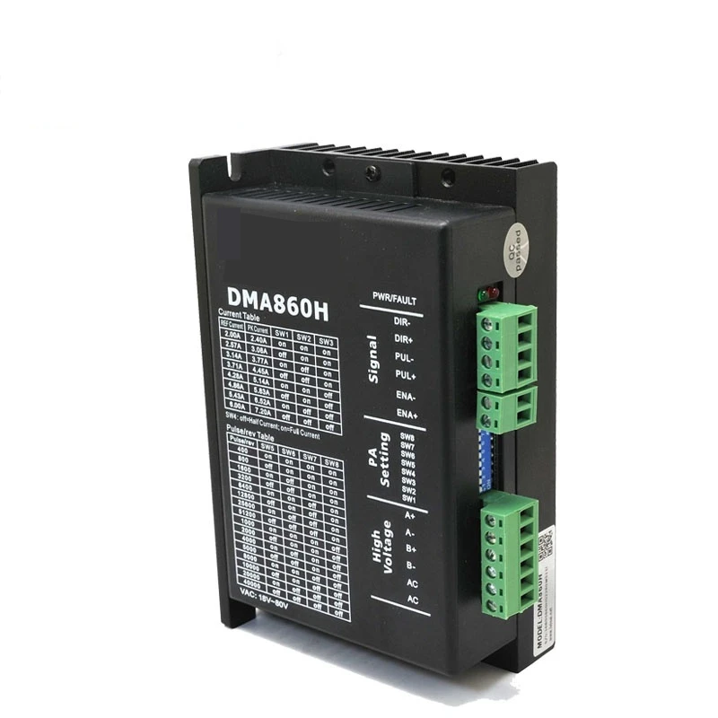 DM860 DMA860H двухфазный 57 86 драйвер шагового двигателя гравировальный станок M860MA860H
DM860 DMA860H двухфазный 57 86 драйвер шагового двигателя гравировальный станок M860MA860H