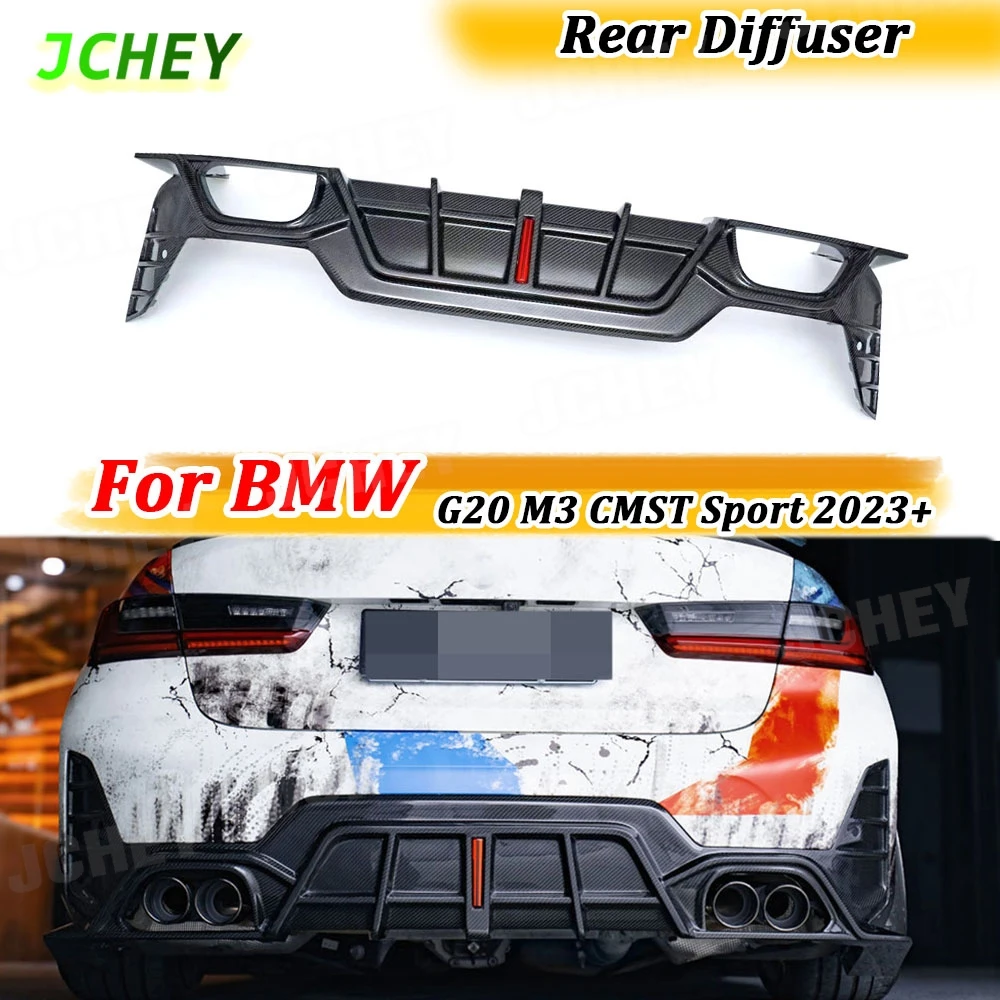 JCHEY Dry Carbon Fiber Rear Bumper Spoiler Rear Lip For BMW G20 M3 CMST Sport 2023+ C Style Spoiler Guard FRP Body Kits
JCHEY Dry Carbon Fiber Rear Bumper Spoiler Rear Lip For BMW G20 M3 CMST Sport 2023+ C Style Spoiler Guard FRP Body Kits