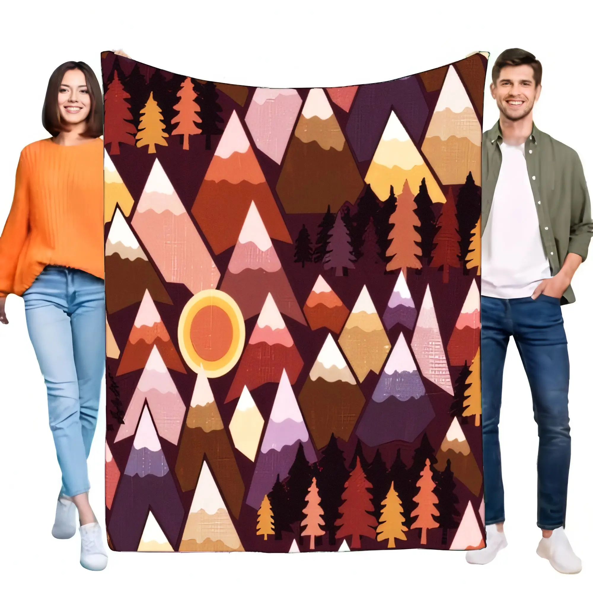 Cozy Mountains Blanket Soft Fleece Throw for Bed and Sofa, Perfect Lightweight Gift for Home Decor and Outdoor Adventures, Styli
Cozy Mountains Blanket Soft Fleece Throw for Bed and Sofa, Perfect Lightweight Gift for Home Decor and Outdoor Adventures, Styli