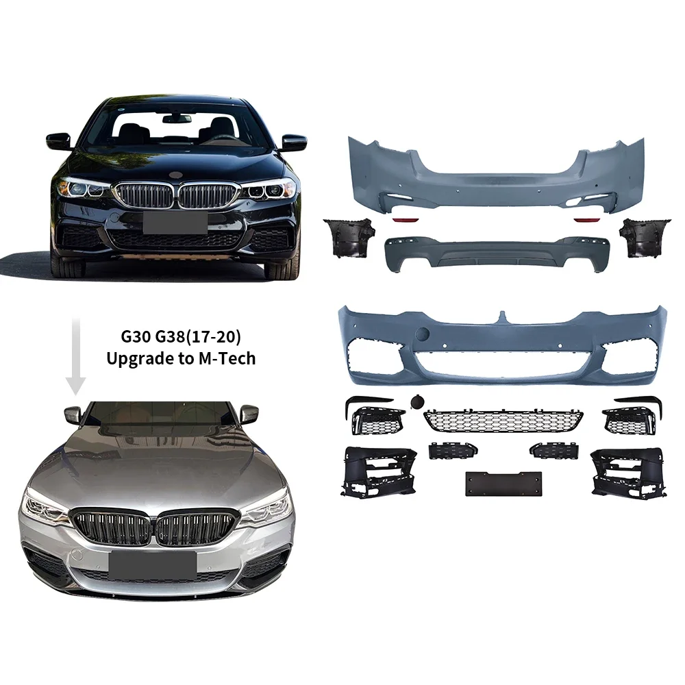 Full Set M Tech M-Tech Facelift Rear Diffuser Front Bumper Bodykit Body Kit for BMW 5 Series G30 G38 Upgrade to M-Tech 2021 2022
Full Set M Tech M-Tech Facelift Rear Diffuser Front Bumper Bodykit Body Kit for BMW 5 Series G30 G38 Upgrade to M-Tech 2021 2022
