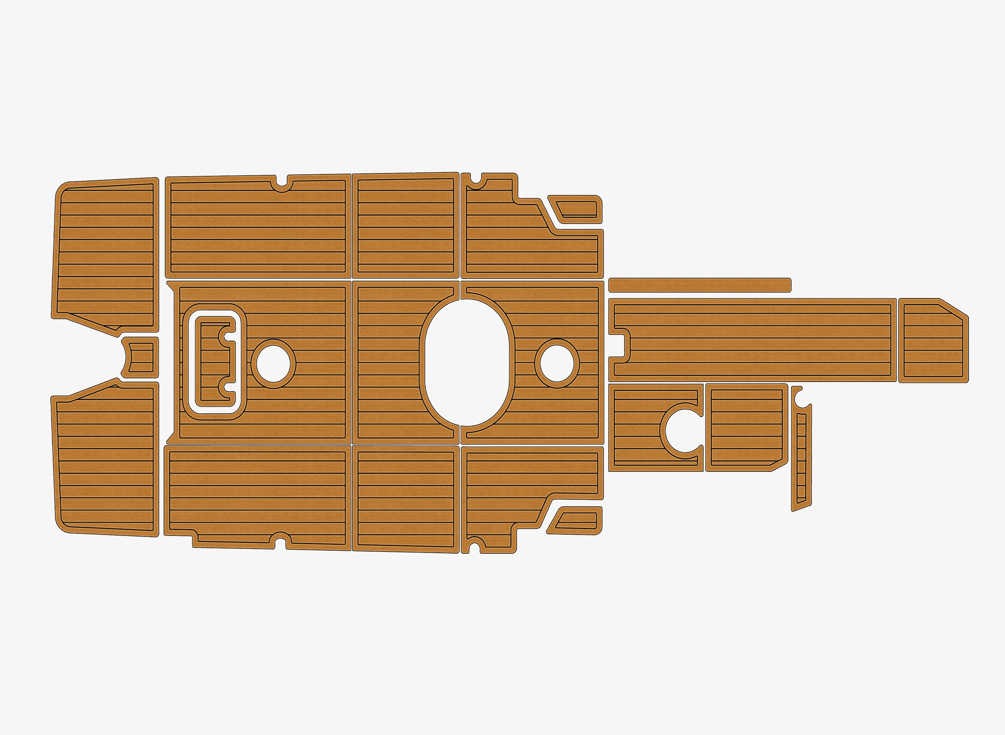 Anti-Skid EVA Faux Teak Self-Adhesive 6mm Boat Decking Pad for 2016 Parker 2320 Yacht Cockpit Durable Marine Flooring
Anti-Skid EVA Faux Teak Self-Adhesive 6mm Boat Decking Pad for 2016 Parker 2320 Yacht Cockpit Durable Marine Flooring