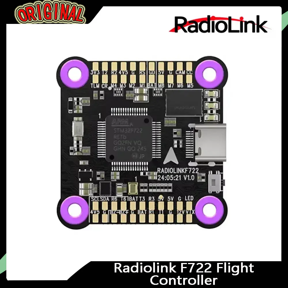 Контроллер гоночного полета F722 с открытым исходным кодом Betaflight, встроенный BEC 3-6S, поддержка нескольких VTX для RC FPV Racing Drone Quadcopter
Контроллер гоночного полета F722 с открытым исходным кодом Betaflight, встроенный BEC 3-6S, поддержка нескольких VTX для RC FPV Racing Drone Quadcopter