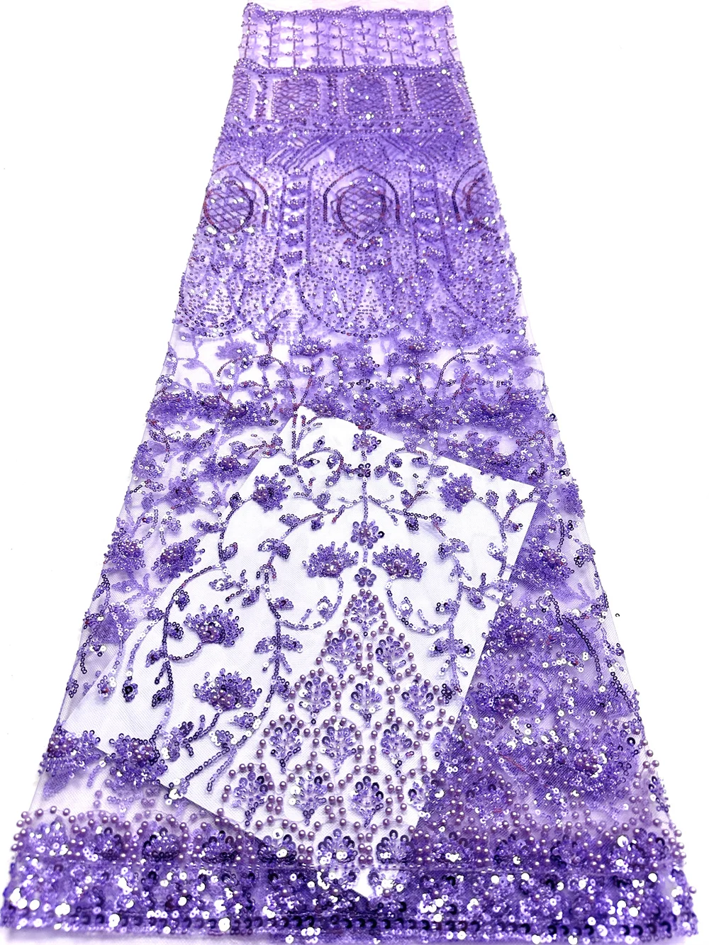 African Sequins Lace Fabric 2026 High Quality Tulle Lace French Nigerian Net Beaded Lace Fabric For Sewing Wedding Party Dress
African Sequins Lace Fabric 2026 High Quality Tulle Lace French Nigerian Net Beaded Lace Fabric For Sewing Wedding Party Dress