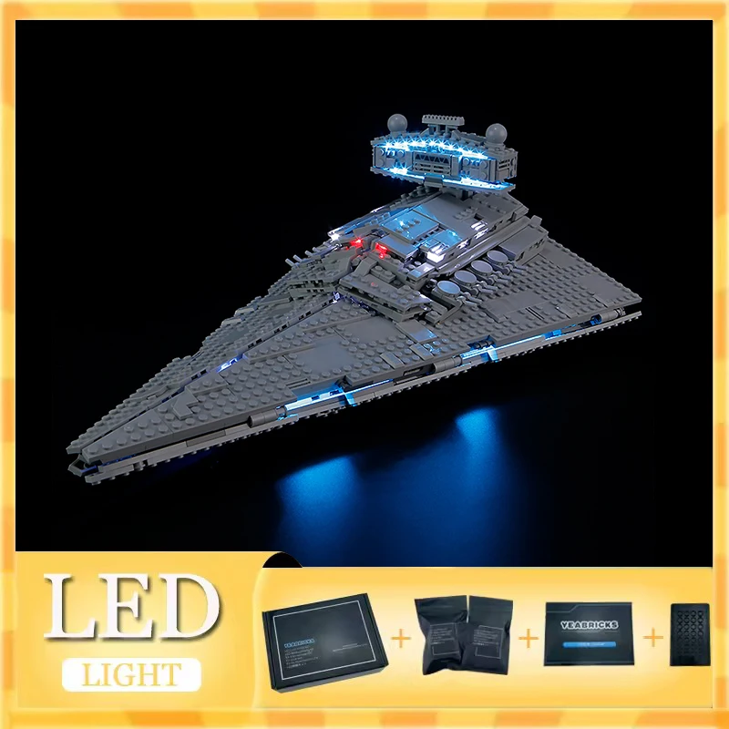Комплект светодиодных фонарей «сделай сам» для LEGO 75394 Imperial Star Destroyer (только светодиодный светильник, без модели блоков)
Комплект светодиодных фонарей «сделай сам» для LEGO 75394 Imperial Star Destroyer (только светодиодный светильник, без модели блоков)