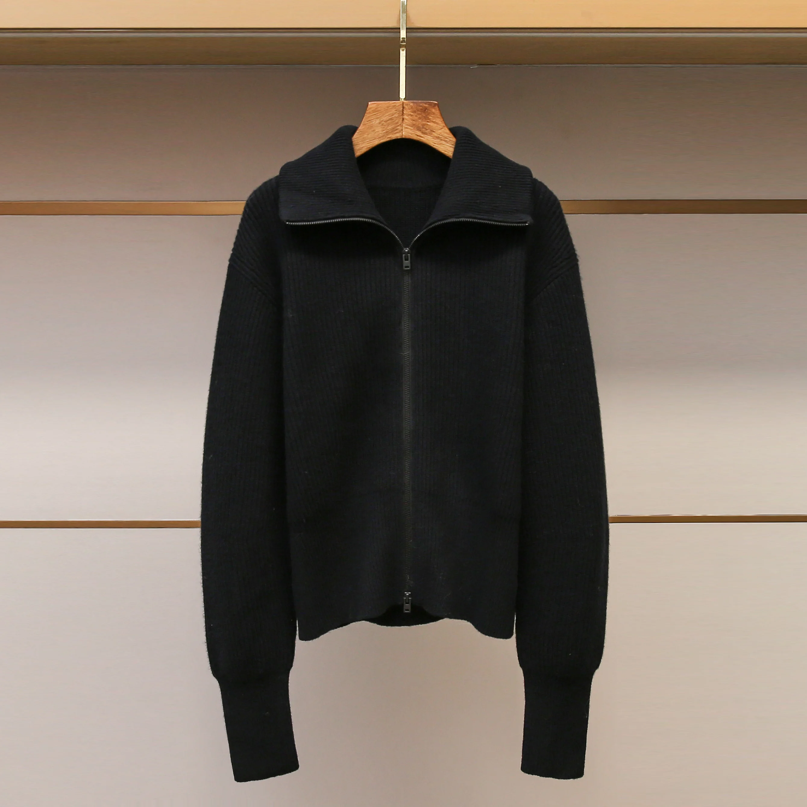 High-End Women's Knitted ort High Collar Sweater Coat Simple Sle Winter New Arrival by Nan You Premium Faion
High-End Women's Knitted ort High Collar Sweater Coat Simple Sle Winter New Arrival by Nan You Premium Faion